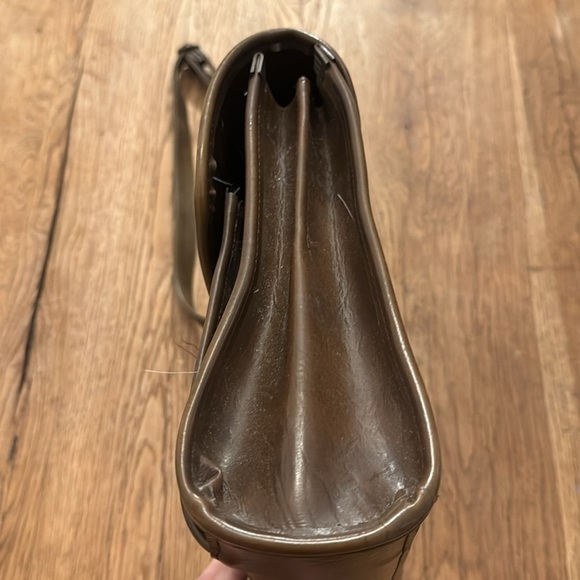 Marc Chantal Leather Crossbody Organizer Handbag Brown - Picture 5 of 9